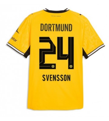 Borussia Dortmund Daniel Svensson #24 Hjemmebanetrøje 2026-27 Kortærmet